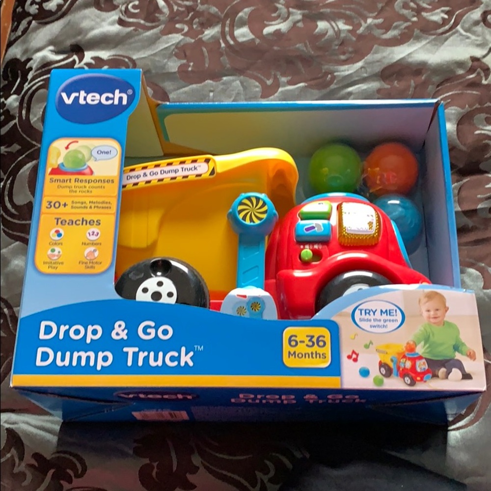 vTech drop and go dump truck